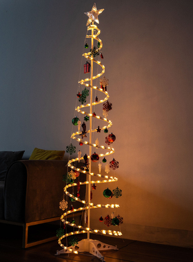 速发圣道节装饰圣诞树tget摆件派对橱置场景布窗装扮拍照诞具气氛