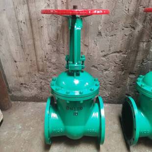 天然橡胶明杆闸阀 Z41J-16C DN150 法兰手动衬胶闸阀 耐磨闸阀