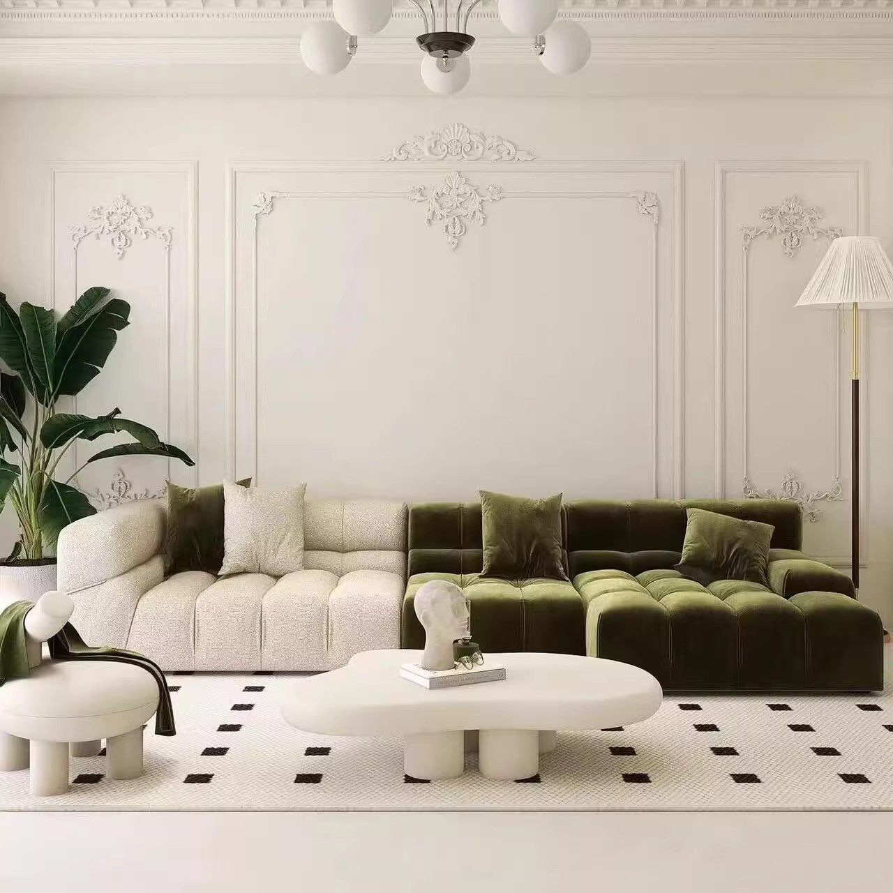 法式轻奢奶油风丝绒布艺沙发组合北欧小户型客厅网红贵妃转角沙发,橡塑材料及制品,其他塑料制品,淘宝优惠券,粉丝福利购,淘宝优惠卷