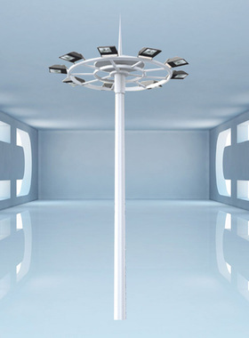 led高杆灯广场灯8米12米15米20米25米30米球场灯户外升降式中杆灯