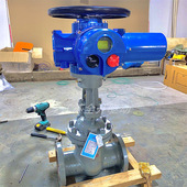 Z941W 40P DN125不锈钢电动闸阀耐压4.0MPa材质304电动闸阀