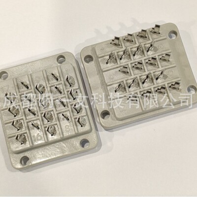 JA778510000E000汽车连接器Cinch 20芯母座, 5A全新灰色面板安装