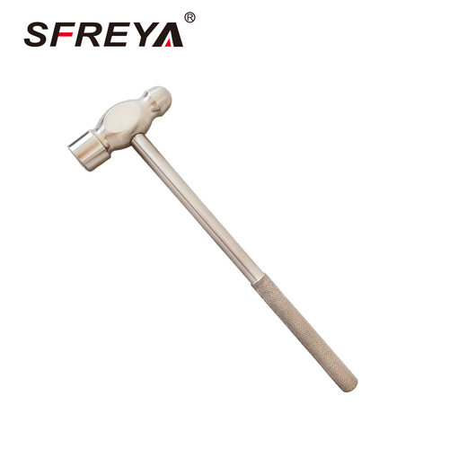 SFREYAT1080钛合金圆头锤无磁钛合金工具球头锤