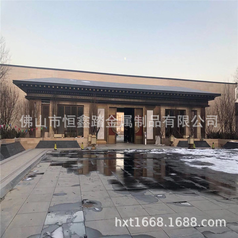 现场测量酒店不锈钢装饰工程 小区廊架整装 售楼部铜包边踢脚线