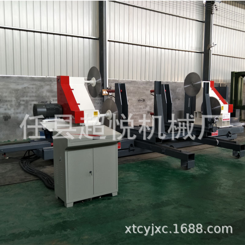 大型双头锯木龙骨齐头锯旋转式龙门齐头锯 双端齐头锯厂家锯片