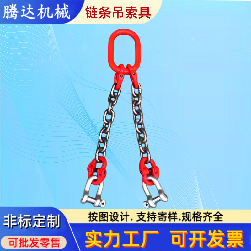 链条吊索具成套吊具吊钩吊环316不锈钢材质起重吊具卸扣连接环