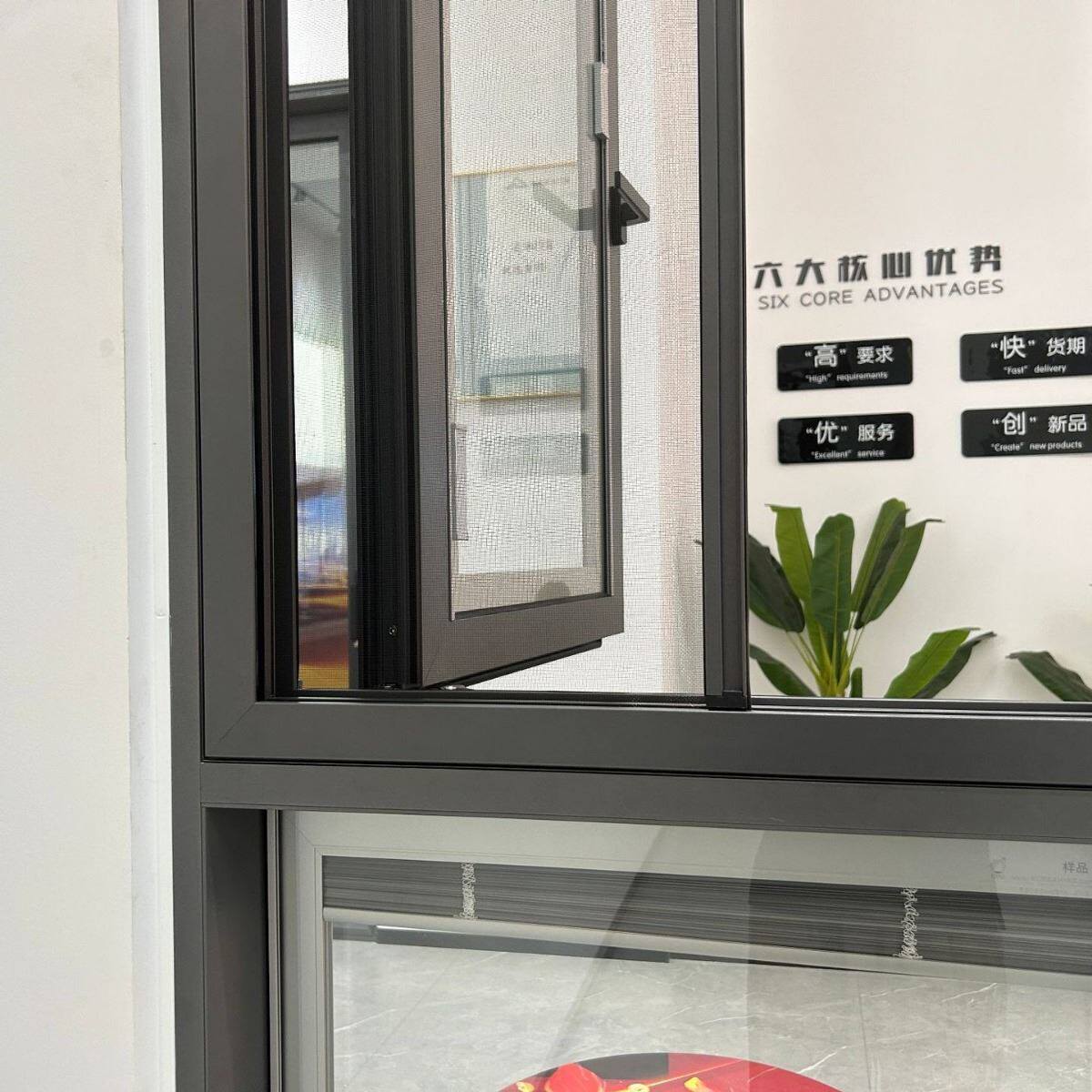 纱窗左右拉式家用隐形室内隐藏卷筒可拆洗推拉纱窗网防蚊隐形防盗