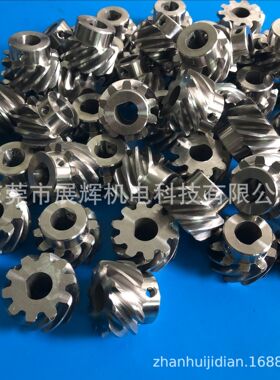 销售钛螺旋齿轮10T*M2*OD32*ID15x14D*L18*L28主传动螺旋齿轮