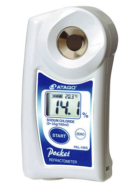 ATAGO爱拓盐水浓度 Nacl 数显测定计PAL-106S 盐度计
