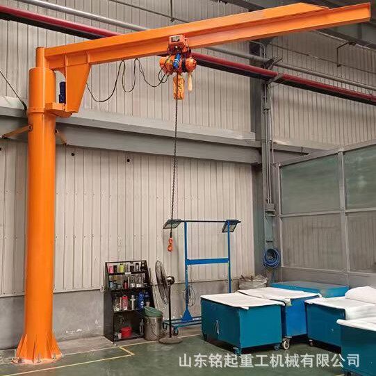 立柱式电动旋转悬臂吊操作方便操作简单厂家供应1吨2吨小型悬臂吊图片