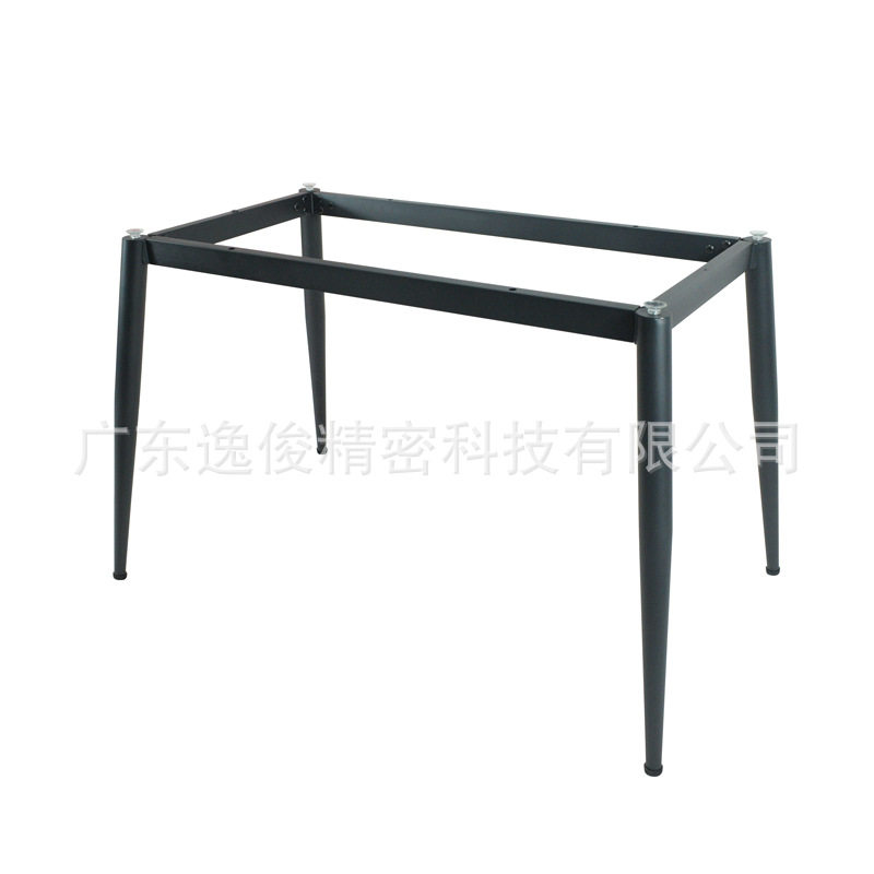 厂家批发铁艺轻奢铁架烤漆办公桌铁制脚架职员会议桌金属桌腿支架