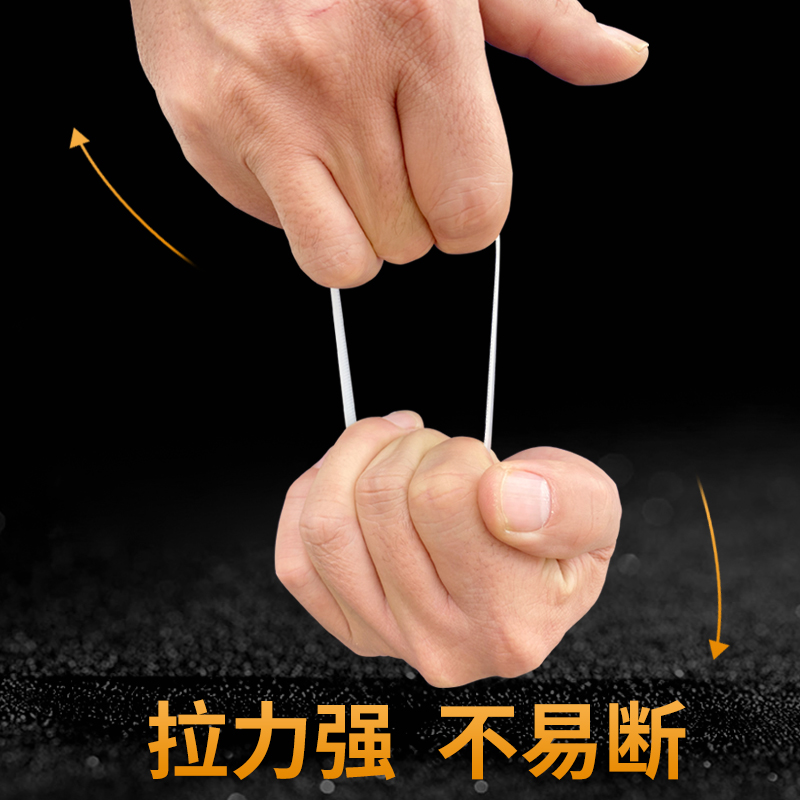 国标4x100宽3.6mm自锁式尼龙扎带料高强度500条装捆扎线束带