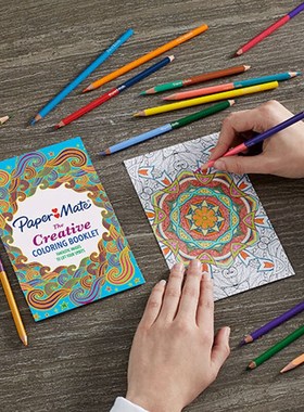 papermate缤乐美彩色铅笔小学生美术生儿童幼儿园画画专用24色彩