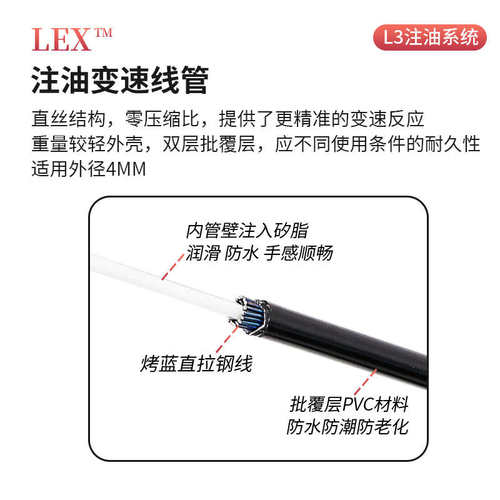 山地公路折叠自行车线管套装刹车线前后变速器线内线闸线配件通用