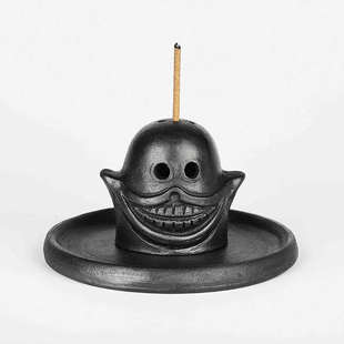 【山惢】无常君 手工黑陶香插 国家非遗尼西黑陶 匠人手造 迦入