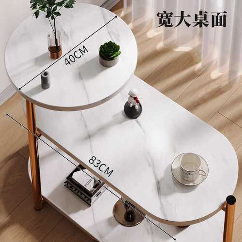 床边桌床头柜家用卧室现代小型多层置物架沙发边几小桌子简约茶几
