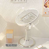 化妆镜镜子桌面台式 梳妆镜可立双面镜放大办公室学生宿舍梳妆台镜