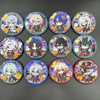 崩坏星穹铁道万圣节系列白厄腾荒刃砂金饮月万敌徽章绝美吧唧礼物