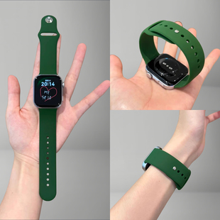 适用于华为FIT4手表硅胶表带fit4Pro/fit3智能运动休闲一体式液态硅胶反扣手表带男女通用时尚透气配件替换带