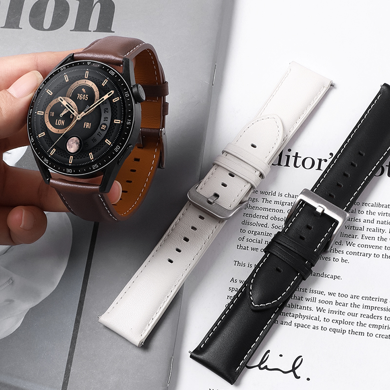 FITX适用于华为手表gt真皮表带