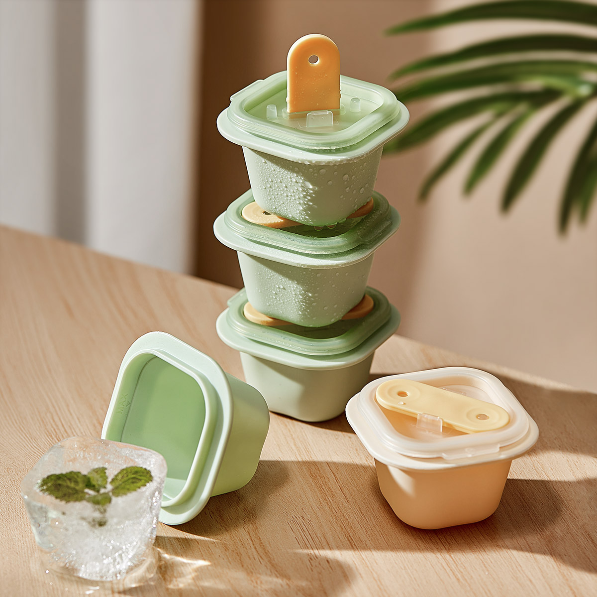 墨色硅胶大冰块模l具家用冰箱独立自制辅食冰格冰棒雪糕冻冰块冰