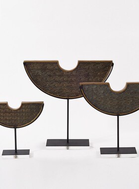 新中式祥云工艺品摆件家居客厅玄关样板房电视柜边柜软装饰品摆设