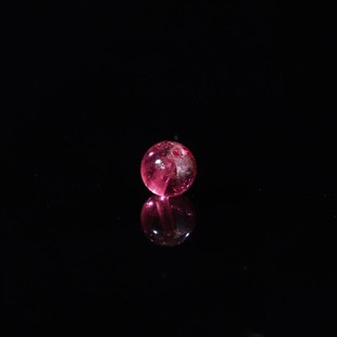 天然红碧玺散珠子手链diy男女士手串项链6.4mm串珠 59号