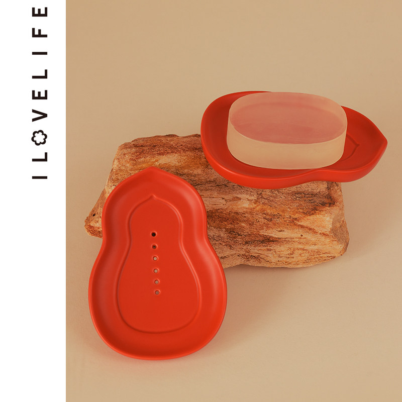 速发皂盒结婚一对高级感轻奢风嫁盒陶瓷肥皂水陪沥物品方全套香皂