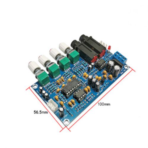 速发PT2卡拉OK混响歌话筒板K板唱放A放前置板高清功C双12V20W