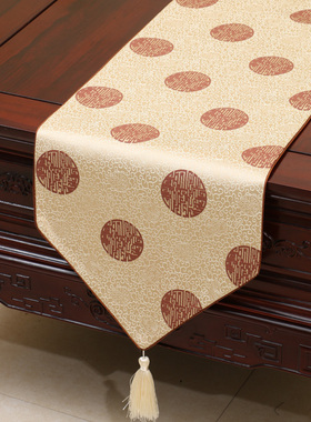 速发艺必园中式田旗桌旗桌布茶几布床旗柜旭桌垫长餐桌布欧式布艺