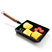 蛋饺锅蛋饺模具煎蛋器不粘锅铸铁平底锅神器三孔煎X鸡蛋锅汉堡锅