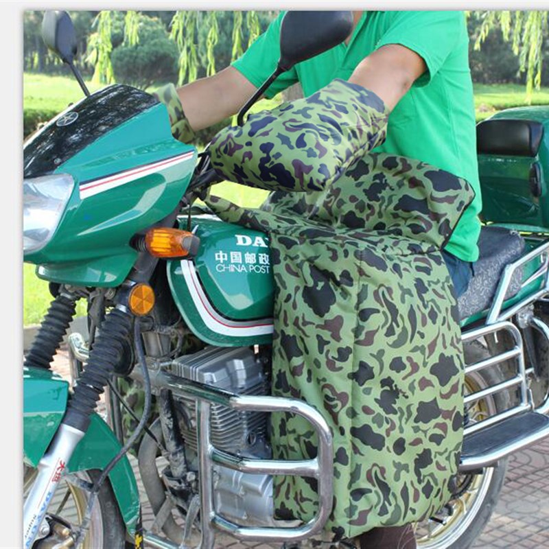 冬季挡风被125跨骑款摩托车男护膝保暖防L寒防风护腿加厚大牛津布