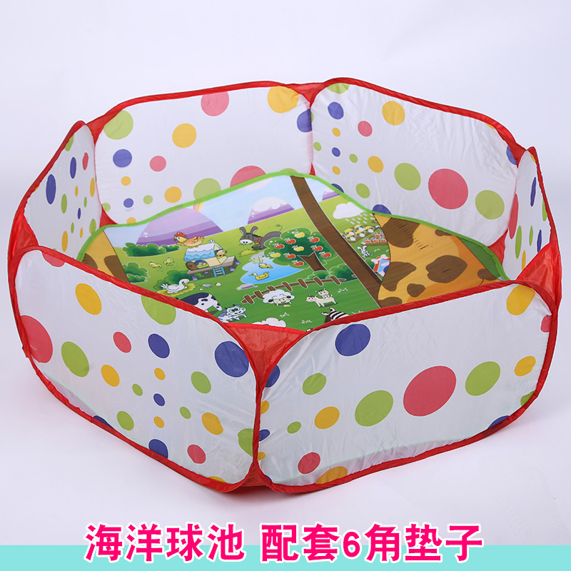 定做各种形状不规则波波u球池垫子海洋球池6角地垫爬爬垫无味