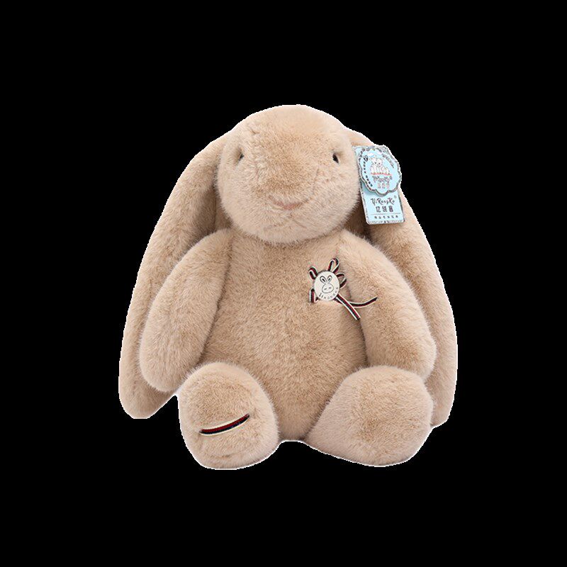 超软粉色小兔子长耳朵兔安抚公仔A布娃娃玩偶床上抱枕女生毛绒玩