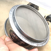 小筛子迷你家用超细密筛3u04不锈钢分样筛子筛网沙子不锈钢面粉筛