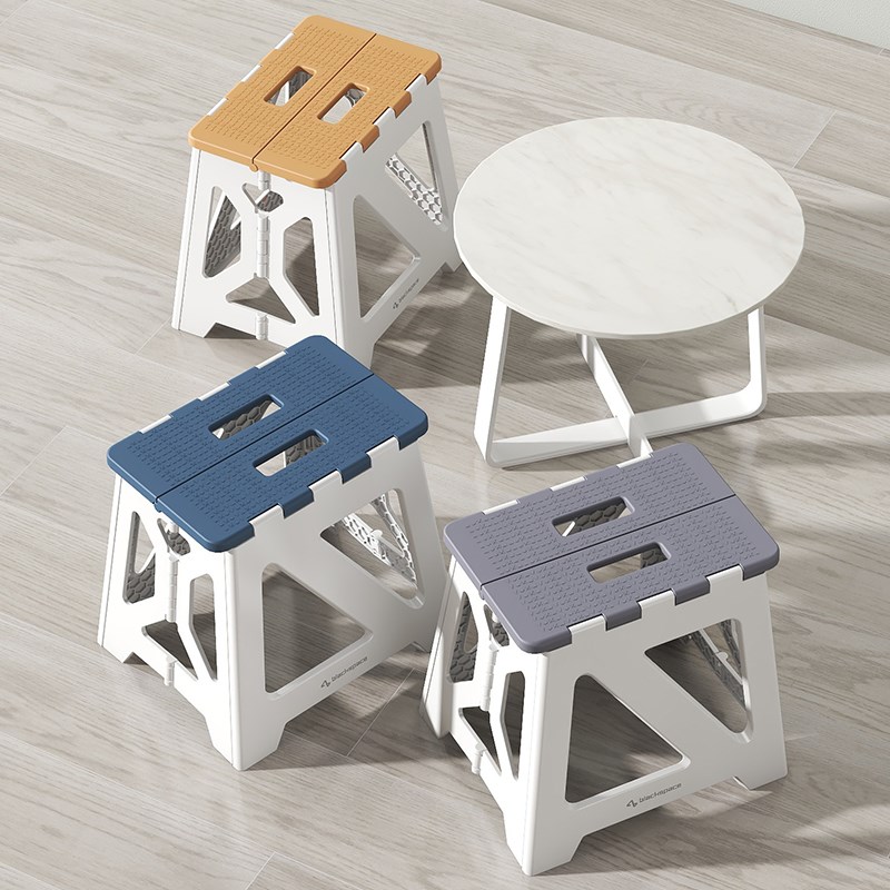 加厚塑料凳家用餐k桌椅子户外便携式马扎成人换鞋凳可折叠儿童椅