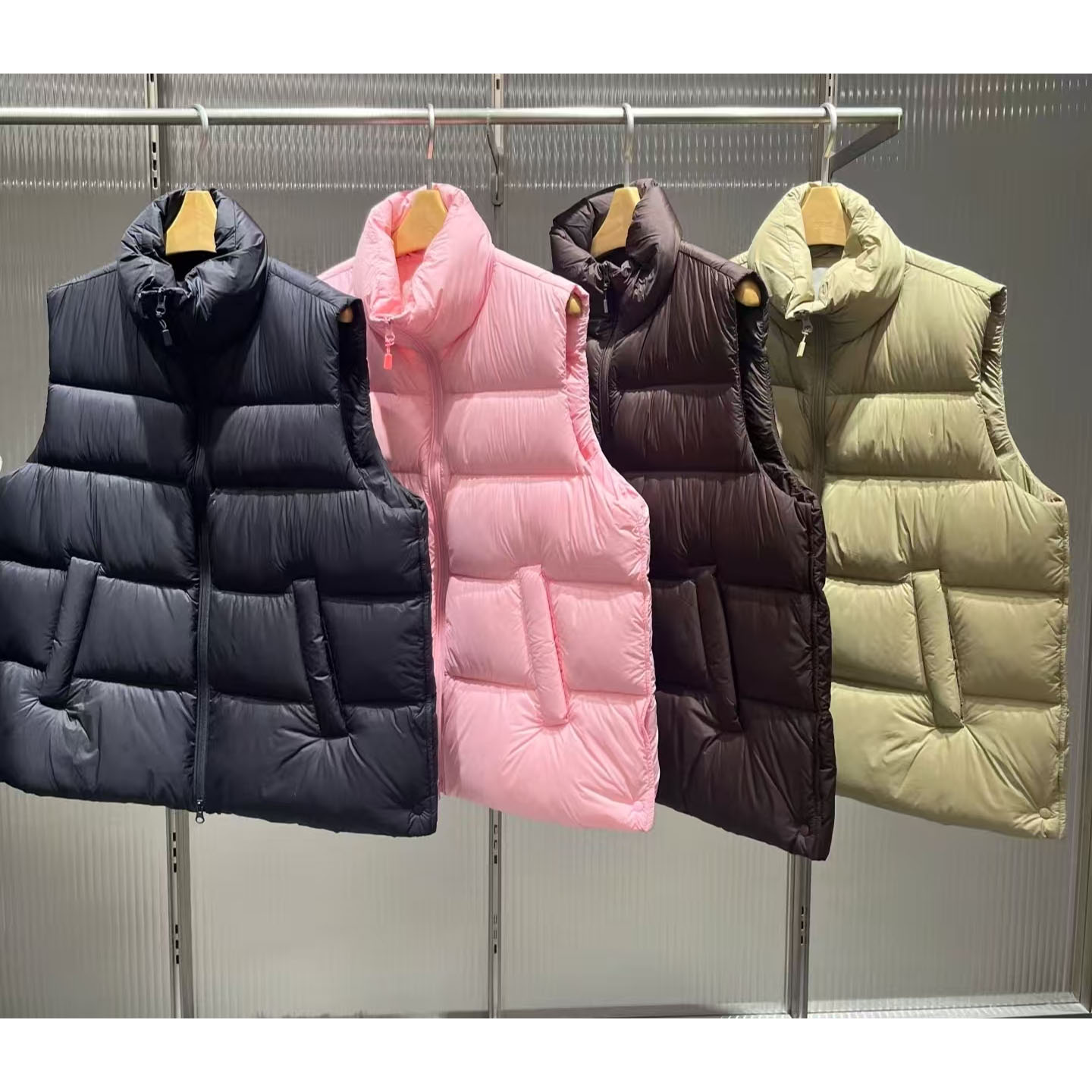 J南25秋冬新女潮流羽绒马甲外套