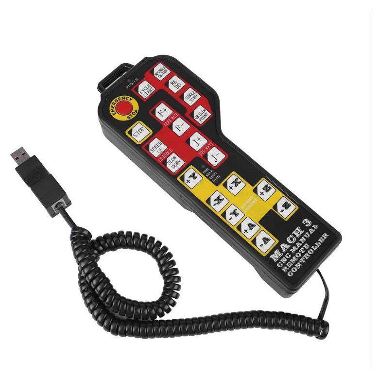 冲冠新款Mach34轴USB控制摇杆手柄数控CNC小型雕刻机配件,纺织面料/辅料/配套,纺织机械配件,淘宝优惠券,粉丝福利购,淘宝优惠卷