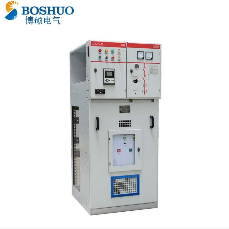 XGN15-12高压环网柜SF6充气柜10KV高压开关柜固定式进线柜