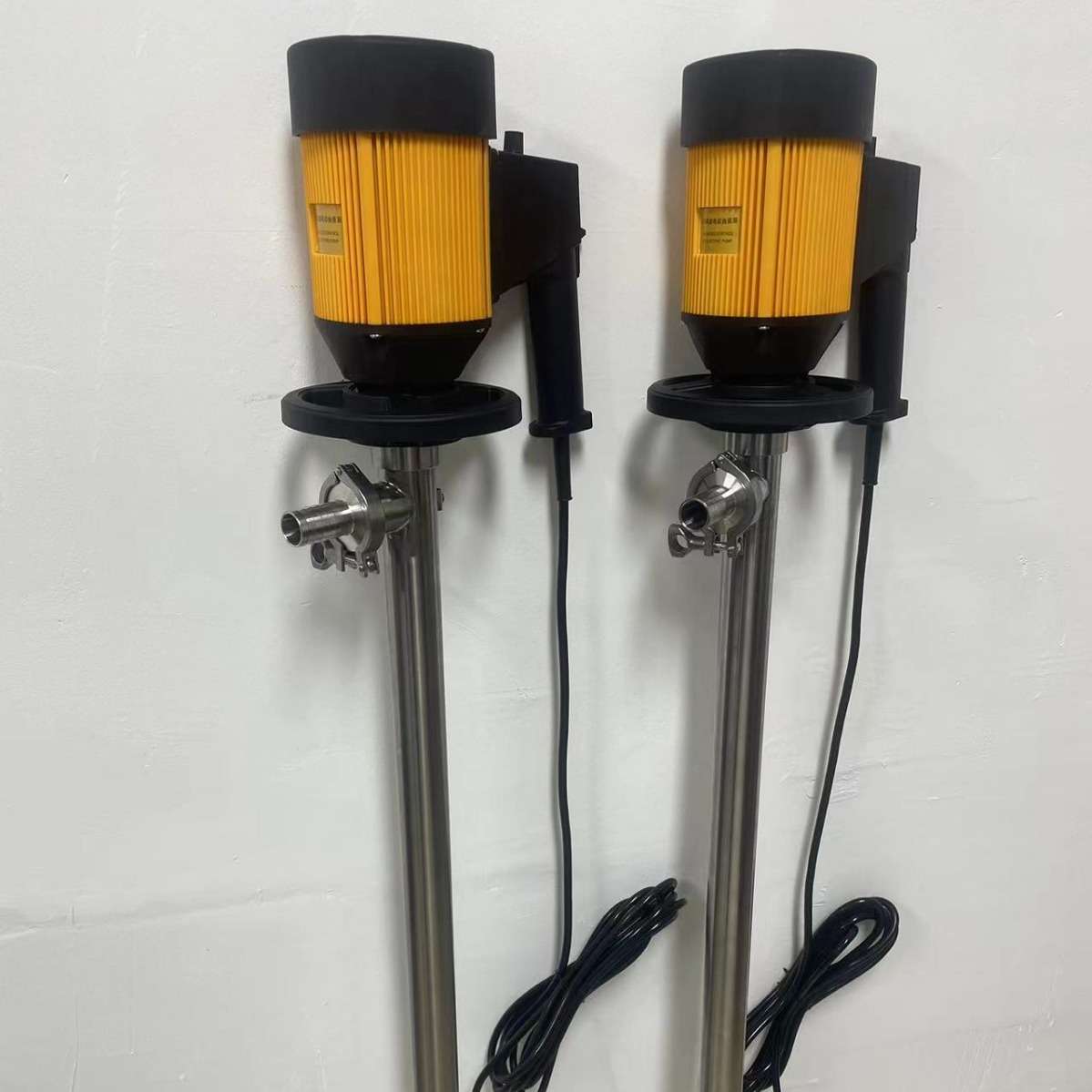 HD-E2+V+SS316L-1200HP手提电动插桶泵 耐酸油桶泵 化工抽液泵