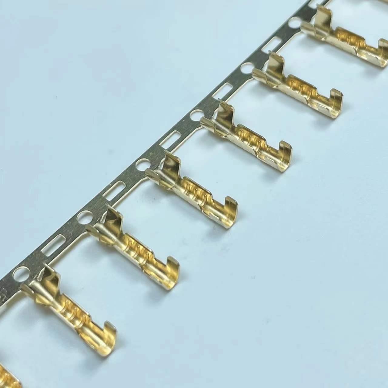 139线夹接线端子碳纤电暖发热线束端子双U并扣接线端子5K/盘