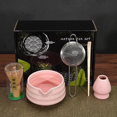 抹茶碗陶瓷日式打抹茶用套装茶筅竹子抹茶刷百本立宋代点茶道彩盒