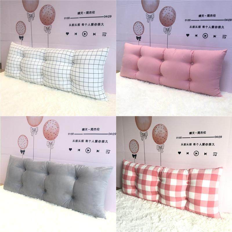 简约床头靠垫沙发大靠背腰靠可拆洗双人长靠枕榻榻米软包护腰床头,居家布艺,靠垫/抱枕,淘宝优惠券,粉丝福利购,淘宝优惠卷