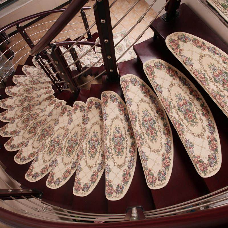 楼梯踏步垫家用实木楼梯垫免胶自粘踏步垫转角满铺地毯楼梯防滑垫,居家布艺,家用脚垫,淘宝优惠券,粉丝福利购,淘宝优惠卷