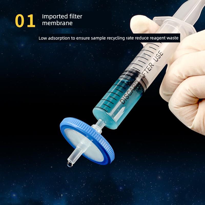 帕达曼实验室一次性针式过滤器细胞微孔滤膜有机水系玻纤尼龙实验