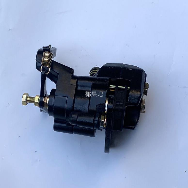 四轮卡丁车配件后刹车泵卡钳一拖三脚刹后泵下泵分泵带驻刹碟煞器