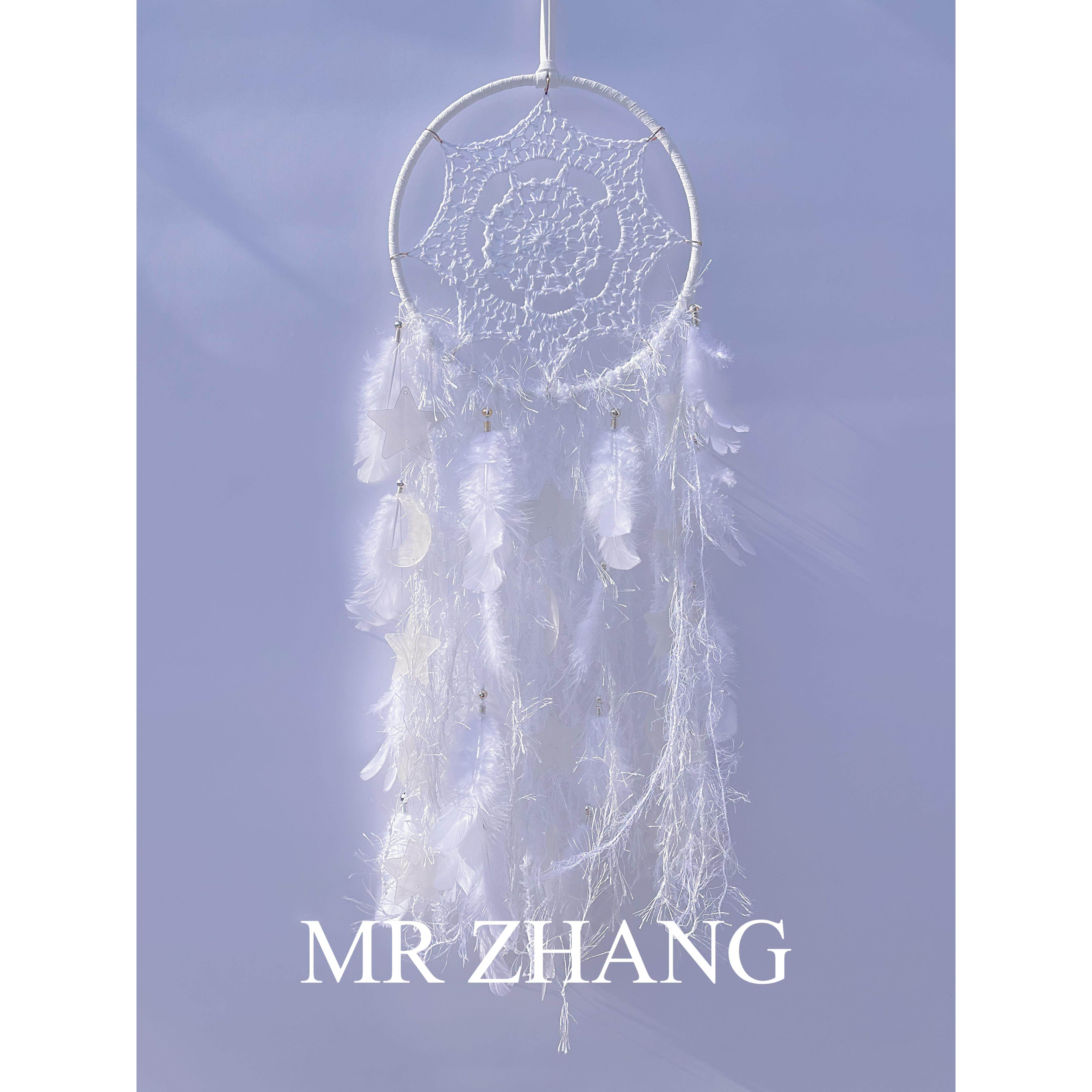 MR ZHANG捕梦网原创白色清新民宿挂饰梦幻生日礼物少女氛围感房间