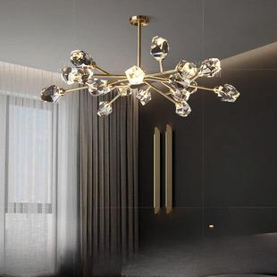 全铜可及豪华客厅K9水晶吊灯现代极简主义餐厅卧室斯堪 纳维亚分