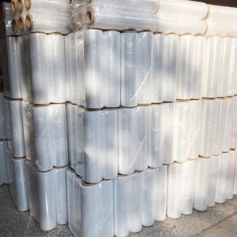 PE膜拉伸膜宽45cm手动缠绕膜包装膜 净重1.5-2.5KG 包邮
