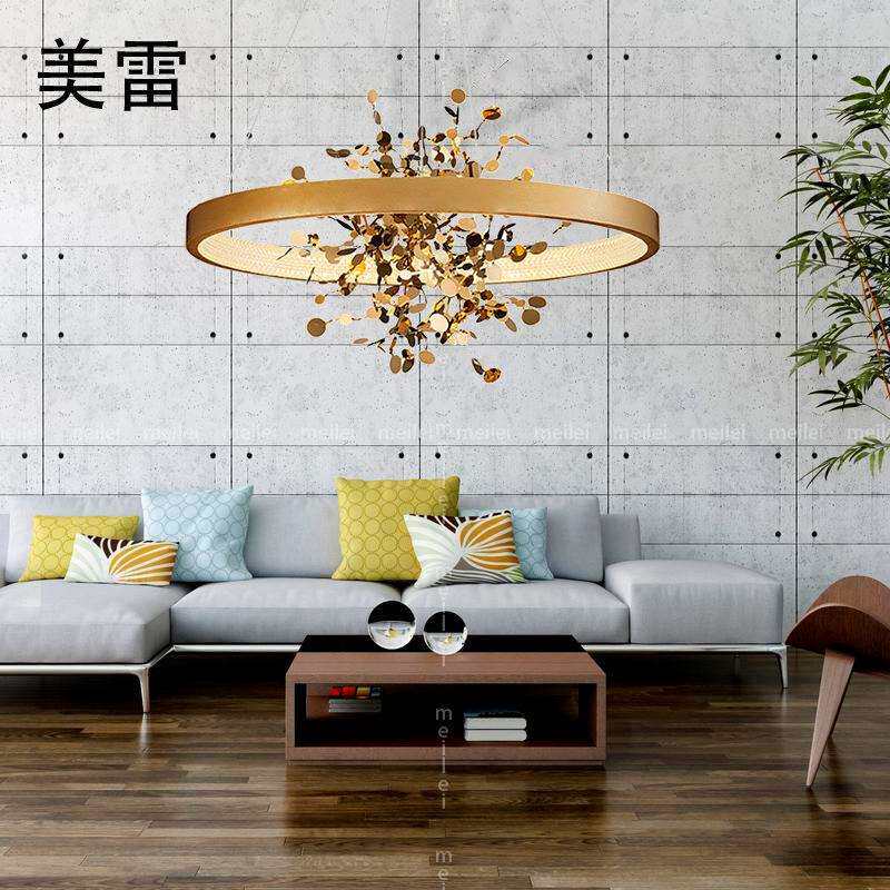 轻奢美式古典欧式样板房别墅客厅卧室餐厅个性设计师展厅吊灯